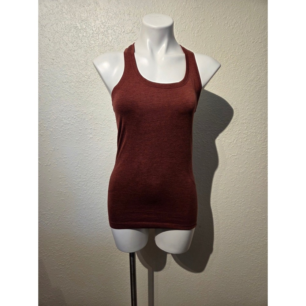 Lululemon Swiftly Tech Racerback Tank Top 2.0 Dark Red Burgundy‎ Womens Size 6
